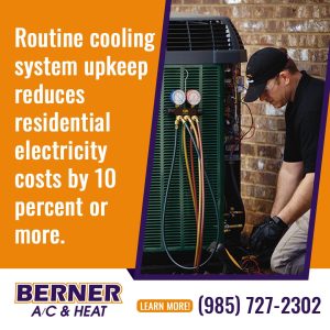 Technician checking a struggling AC system